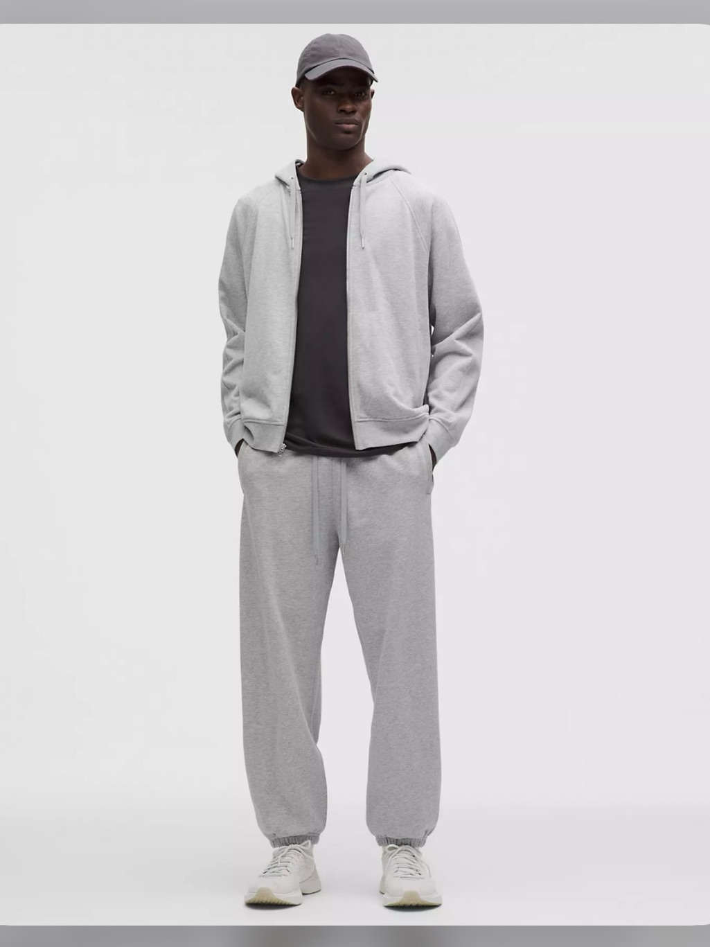Lululemon French Terry Jogger Regular Heather Core Grey Men’s Large